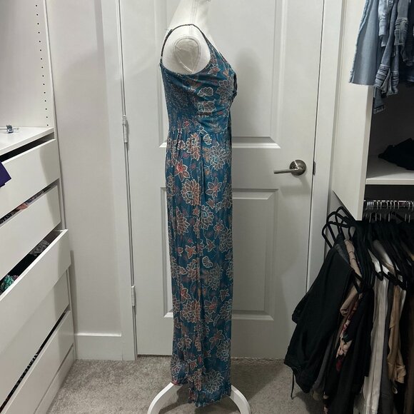 🪷 Angie Blue Floral Jumpsuit - Picture 5 of 6